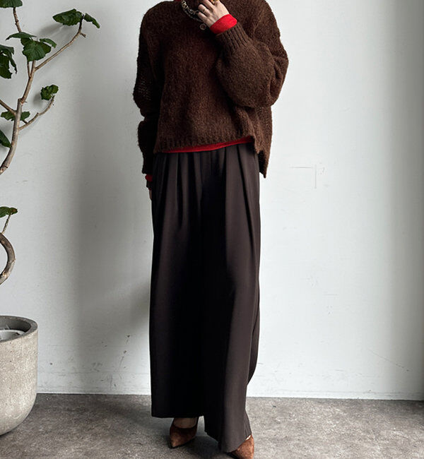  「【新色追加】モヘヤメッシュプルオーバー」|ニット・セーター|