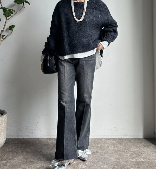  「【新色追加】モヘヤメッシュプルオーバー」|ニット・セーター|