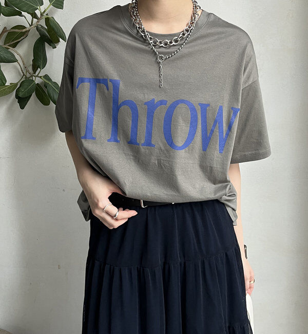  「ThrowロゴTEE」|Tシャツ・カットソー|