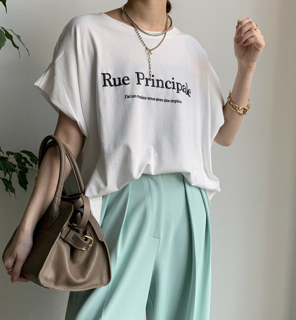  「【WEB限定】発泡プリントボックスTEE」|Tシャツ・カットソー|オフホワイト