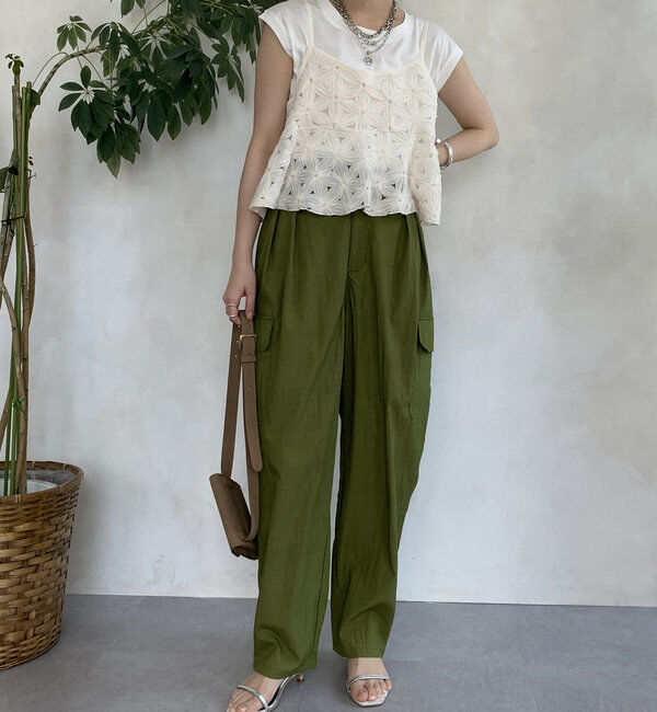  「【WEB限定】シアーカーゴパンツ」|チノ|