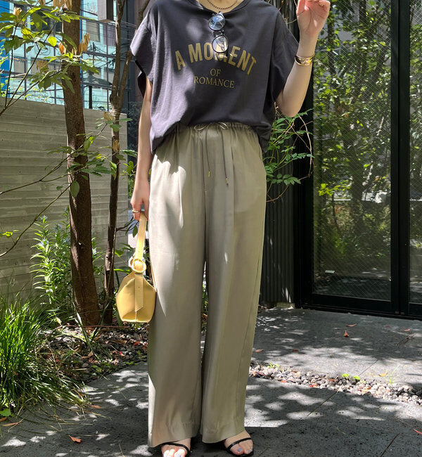  「【ウォッシャブル】キュプライージーパンツ」|チノ|