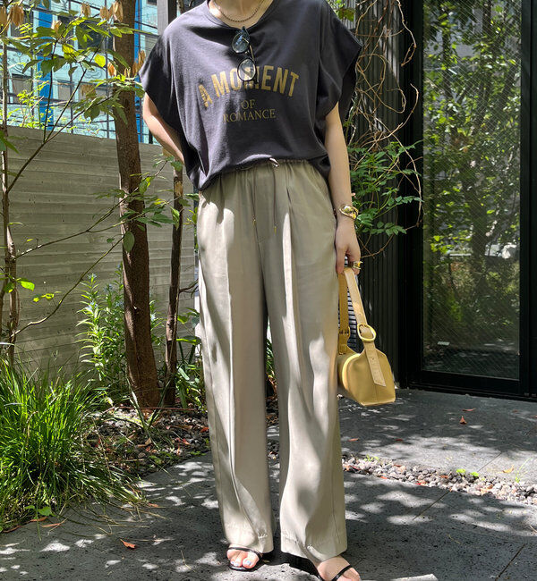  「【ウォッシャブル】キュプライージーパンツ」|チノ|