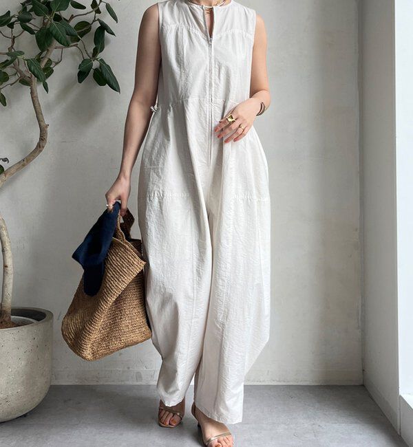  「【WEB限定】コクーンコンビネゾン」|ワンピース|