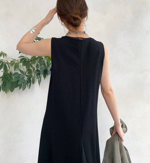  「チュール切替マーメイドフレアワンピース」|ワンピース|