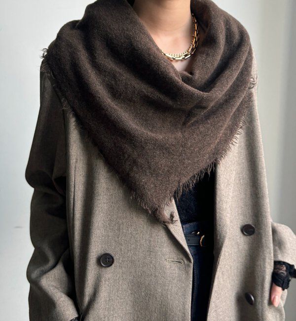  「ウール三角ストール」|マフラー|
