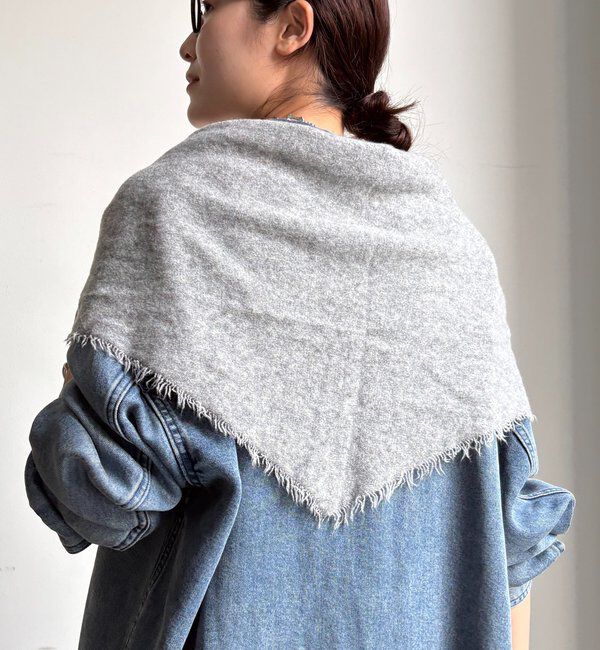  「ウール三角ストール」|マフラー|