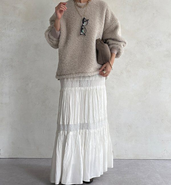  「【WEB限定】フリースプルオーバー」|Tシャツ・カットソー|