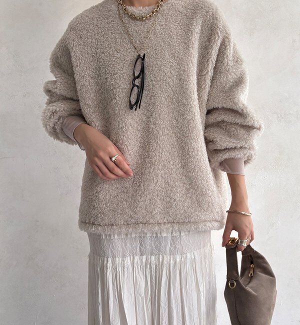  「【WEB限定】フリースプルオーバー」|Tシャツ・カットソー|