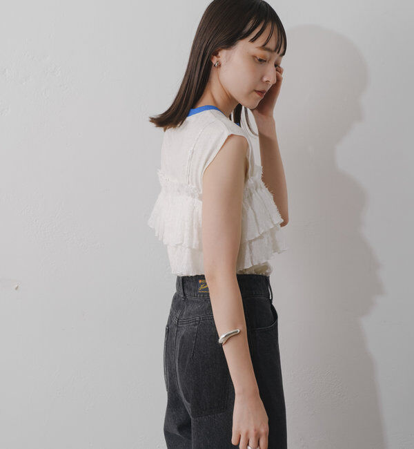  「レースフリルビスチェ」|シャツ・ブラウス|