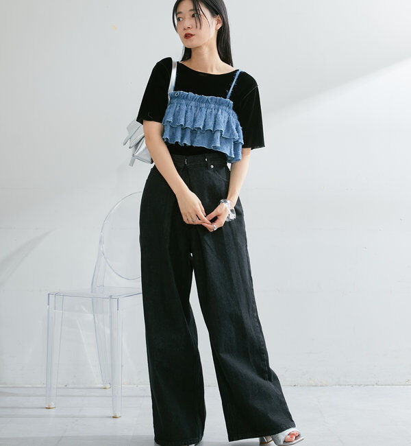  「レースフリルビスチェ」|シャツ・ブラウス|