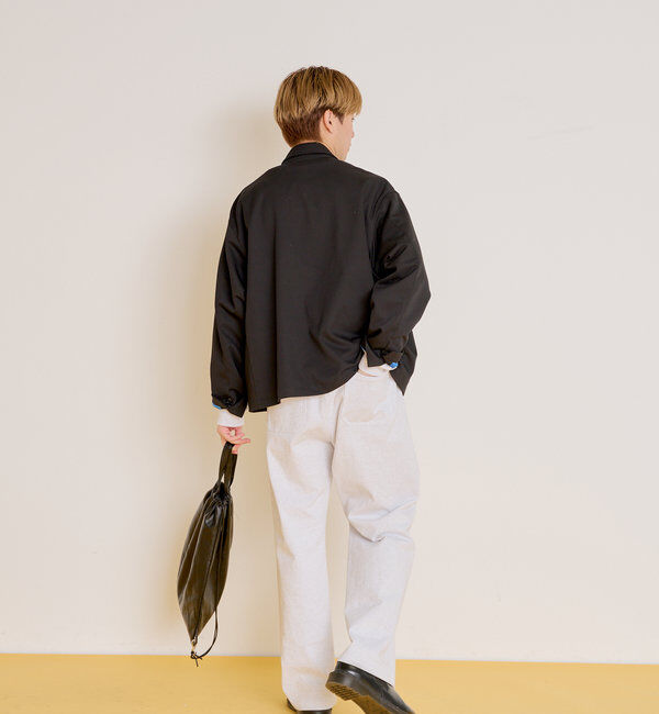  「【WHIMSIC/SETUP対応】アシッドウォッシュドカットーソーパンツ」|チノ|