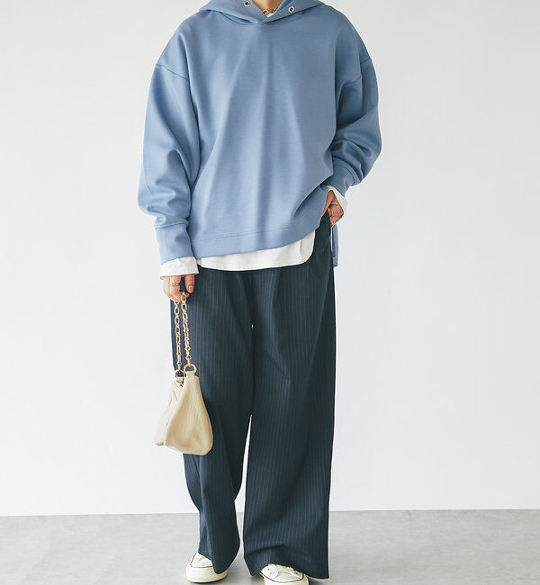  「《新色追加・着回し抜群◎》ダンボールニットパーカーセットアップ」|その他|