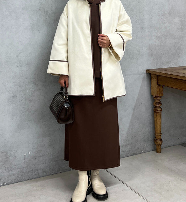  「《新色追加・着回し抜群◎》ダンボールニットパーカーセットアップ」|その他|