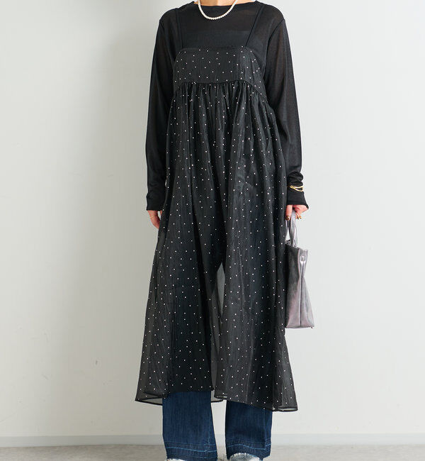  「《履くだけスタイリッシュ・ウエストゴム》ストレートフレアデニム」|その他|