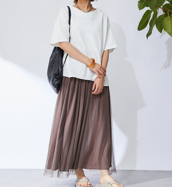  「《着回し・体型カバー◎》半袖ポンチョカットソー」|Tシャツ・カットソー|