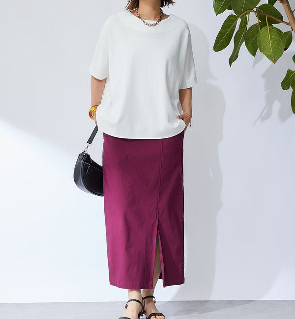  「《着回し・体型カバー◎》半袖ポンチョカットソー」|Tシャツ・カットソー|