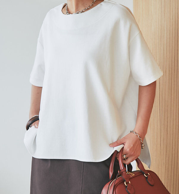  「《着回し・体型カバー◎》半袖ポンチョカットソー」|Tシャツ・カットソー|
