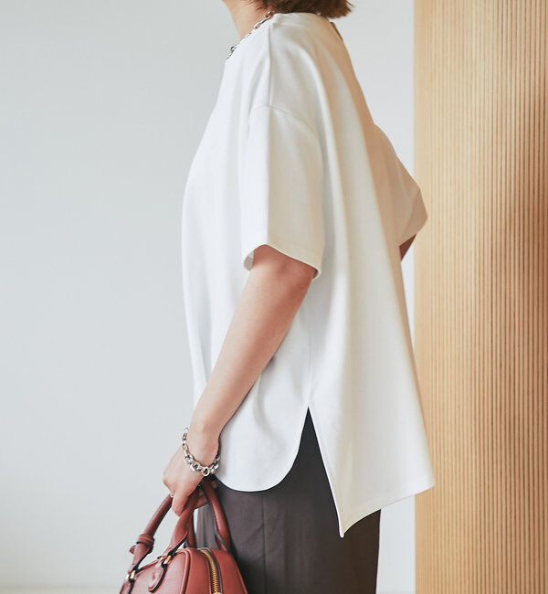  「《着回し・体型カバー◎》半袖ポンチョカットソー」|Tシャツ・カットソー|