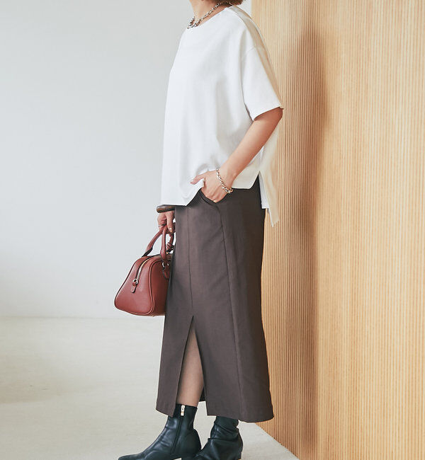  「《着回し・体型カバー◎》半袖ポンチョカットソー」|Tシャツ・カットソー|