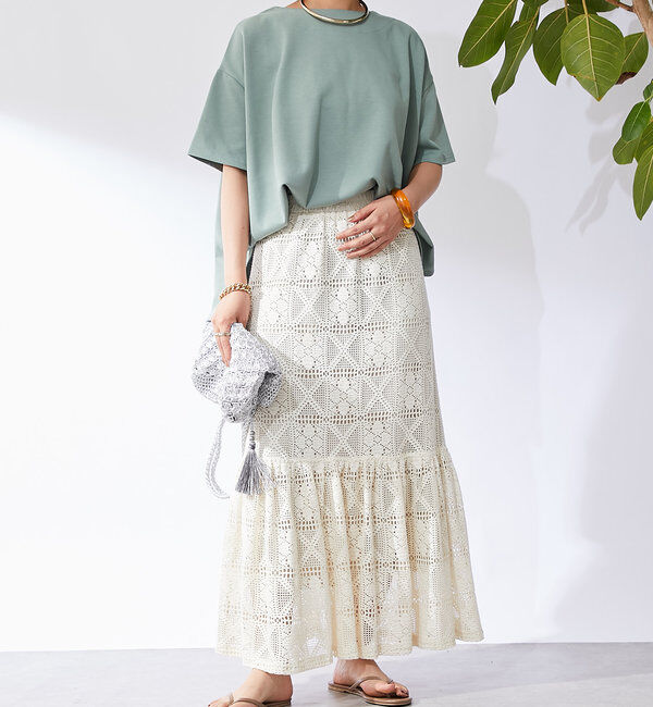  「《着回し・体型カバー◎》半袖ポンチョカットソー」|Tシャツ・カットソー|