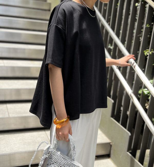  「《着回し・体型カバー◎》半袖ポンチョカットソー」|Tシャツ・カットソー|