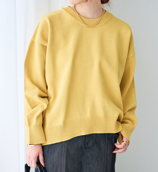  「《リラクシー・体型カバー◎》スポンジヤーンルーズニット」|ニット・セーター|