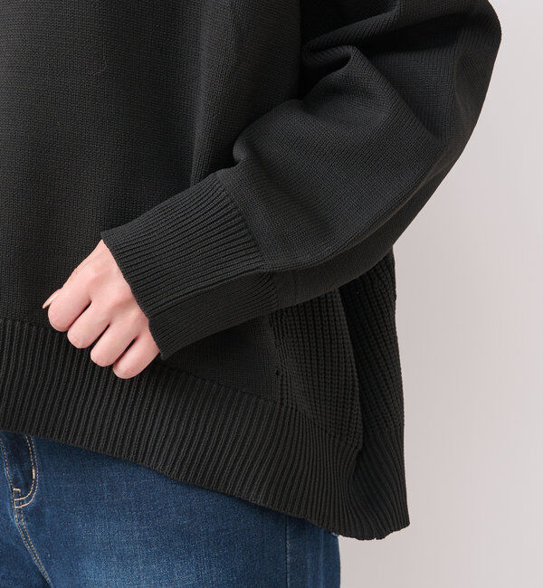  「《リラクシー・体型カバー◎》スポンジヤーンルーズニット」|ニット・セーター|