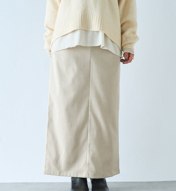  「スラックスタイトスカート」|スカート|