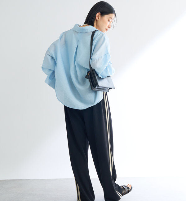  「抜け襟スキッパーシャツ」|シャツ・ブラウス|