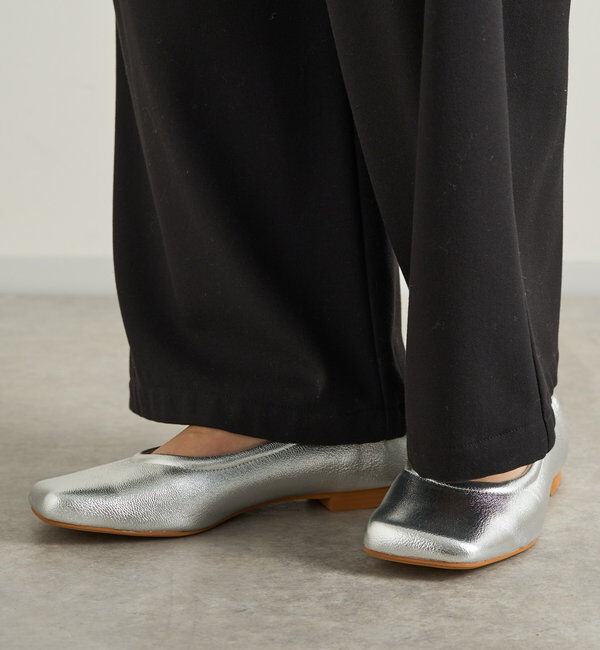  「晴雨兼用シャーリングカッターバレエパンプス」|その他|