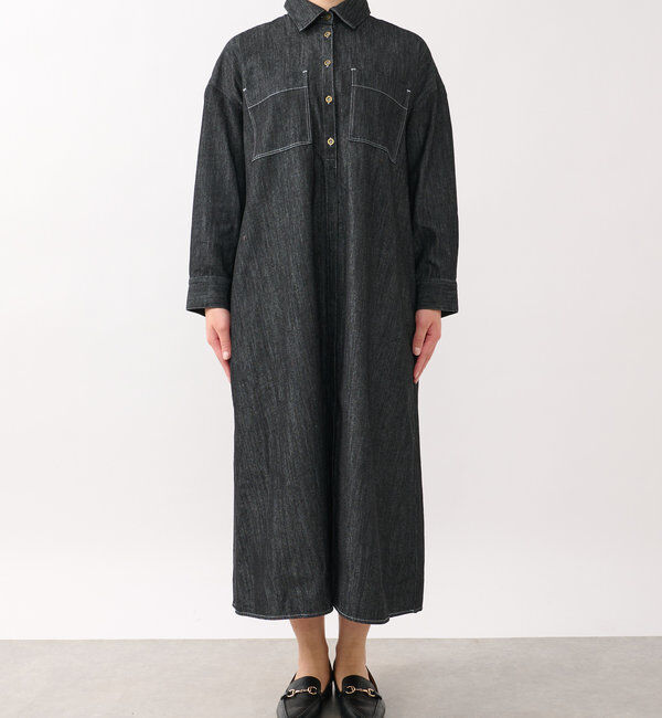  「《着るだけで大人カジュアル》デニムシャツワンピース」|その他|