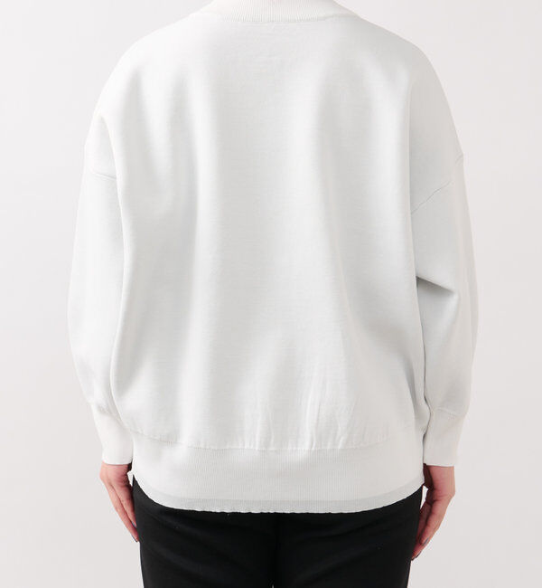  「《オンオフ着回せる》スウェットライクニットカーディガン」|ニット・セーター|