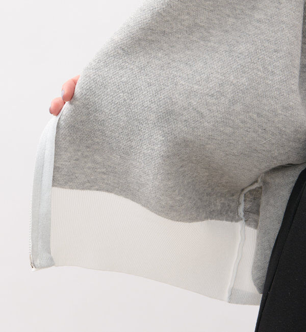  「《オンオフ着回せる》スウェットライクニットカーディガン」|ニット・セーター|