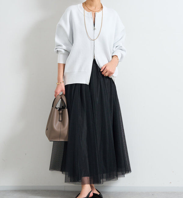  「パターンチュールギャザーフレアスカート」|スカート|