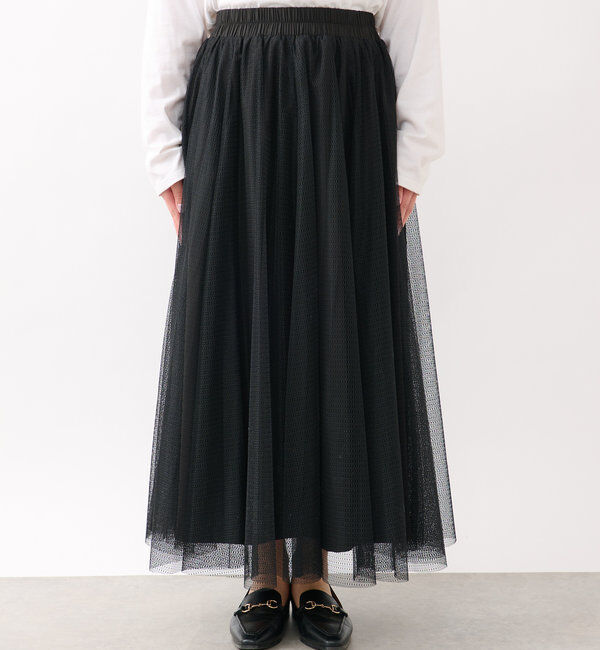  「パターンチュールギャザーフレアスカート」|スカート|