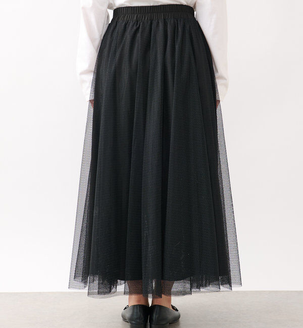  「パターンチュールギャザーフレアスカート」|スカート|