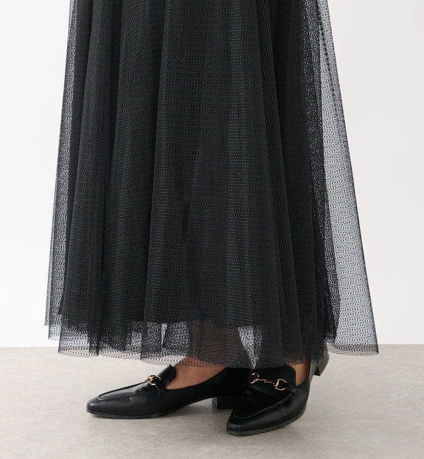  「パターンチュールギャザーフレアスカート」|スカート|