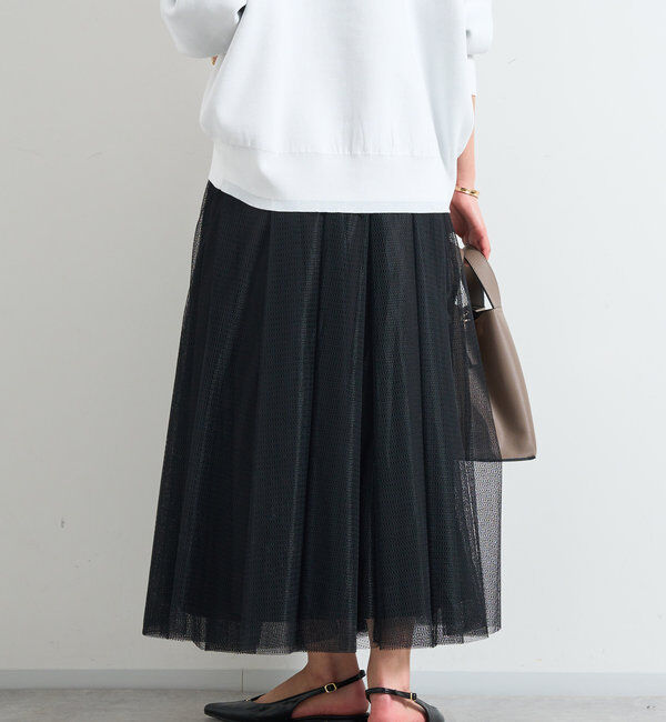  「パターンチュールギャザーフレアスカート」|スカート|