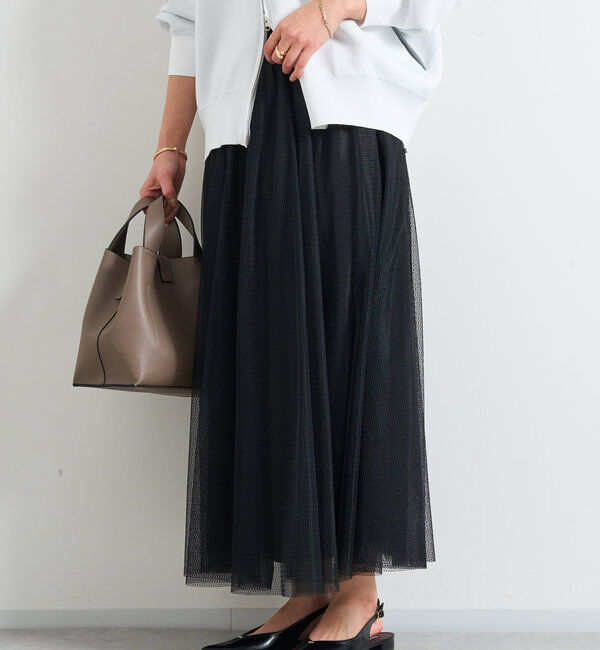  「パターンチュールギャザーフレアスカート」|スカート|