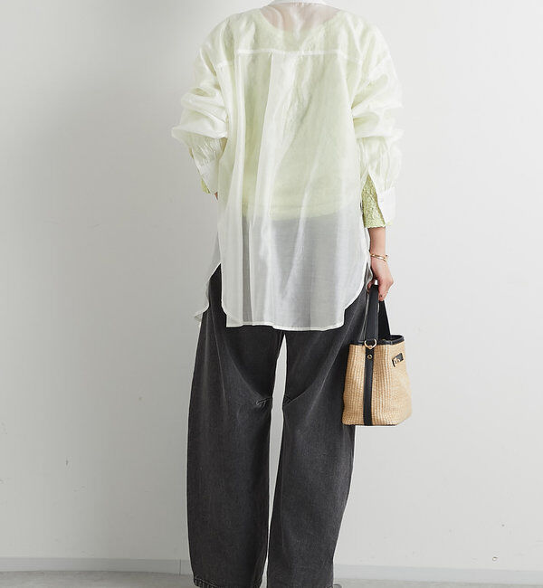  「フラワーレースカットソー」|Tシャツ・カットソー|