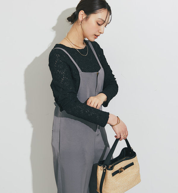  「フラワーレースカットソー」|Tシャツ・カットソー|