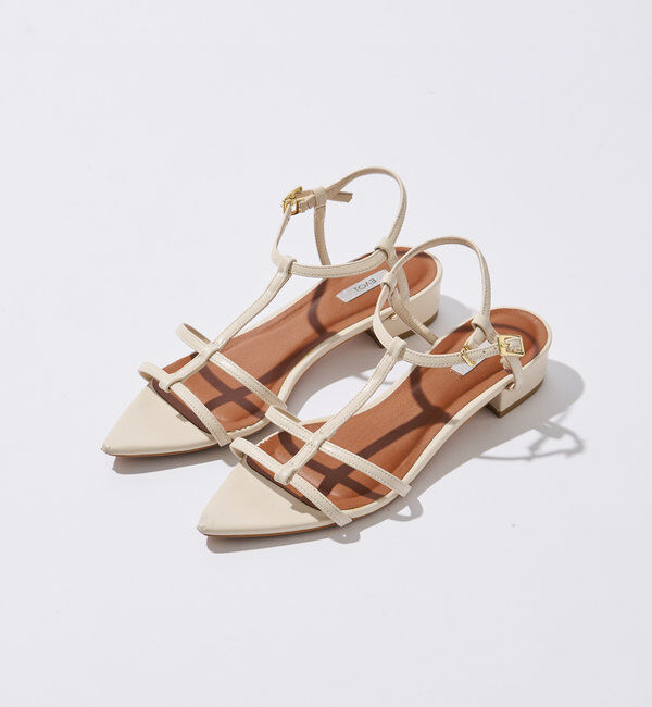  「【EVOL(イーボル)】ポインテッドストラップサンダル」|その他|