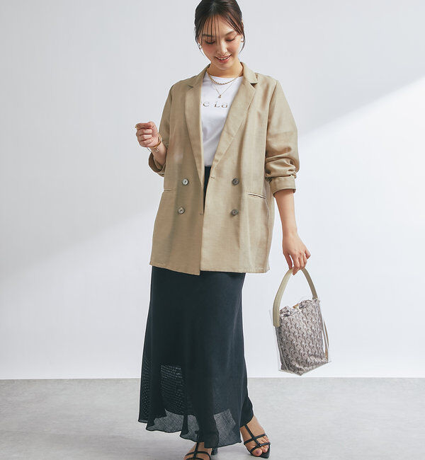  「 【story.(ストーリー)】リバーシブル巾着付きクリアバッグ」|クラッチバッグ|