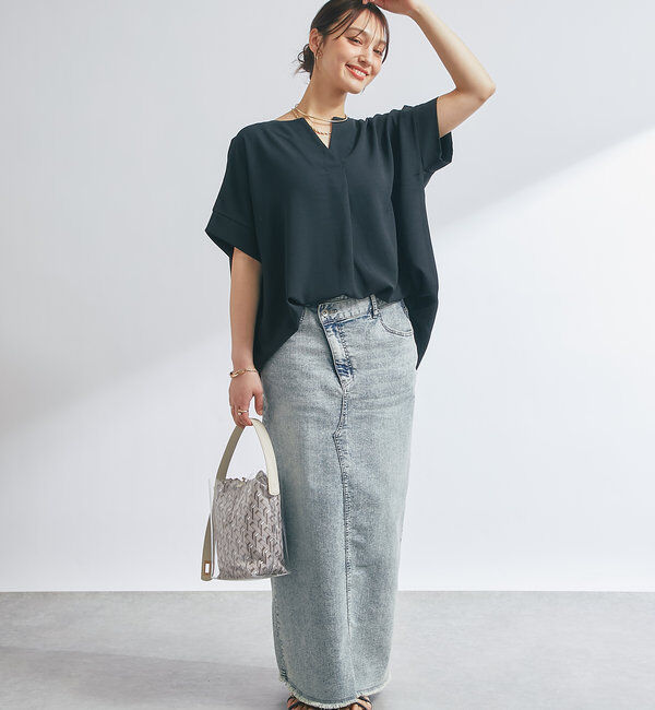  「 【story.(ストーリー)】リバーシブル巾着付きクリアバッグ」|クラッチバッグ|