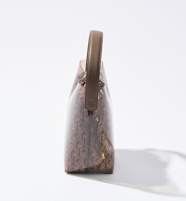  「 【story.(ストーリー)】リバーシブル巾着付きクリアバッグ」|クラッチバッグ|