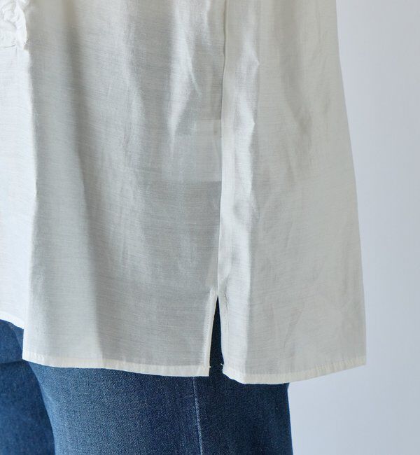  「《大人ガーリーな雰囲気に》シルキーローンフリルブラウス」|シャツ・ブラウス|