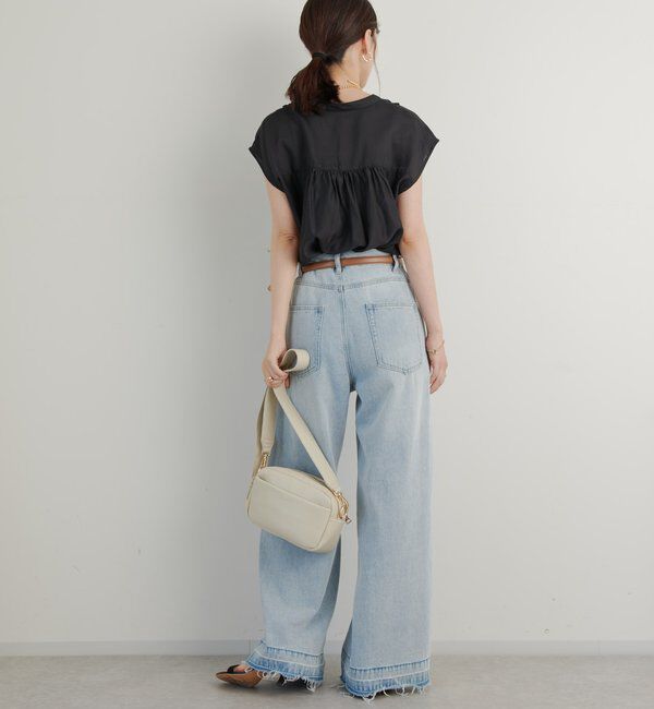  「《大人ガーリーな雰囲気に》シルキーローンフリルブラウス」|シャツ・ブラウス|