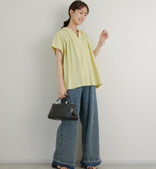  「【cache cache(カシュカシュ)】マット素材ボストン」|クラッチバッグ|