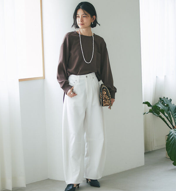  「【さらっと着やすい！/冷房・日焼け対策◎】ジョーゼットポケットブラウス」|シャツ・ブラウス|